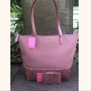 NWT Kate Spade Greta Penny Tote And Cardholder Set